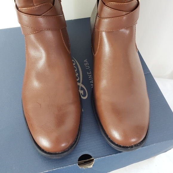 G.H. Bass & Co Jordan riding boots in cognac brown size 11 - Picture 6 of 8